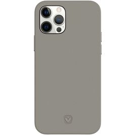 Valenta Snap Luxe iPhone 12 Pro Max Hoesje Echt Leer Backcover - Grijs