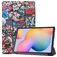 Mobigear Tri-Fold Samsung Galaxy Tab S6 Lite Hoes Bookcase - Graffiti