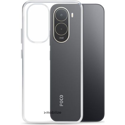 Mobilize Gelly Case Doorzichtig POCO C81 Pro Hoesje Flexibel TPU Backcover - Transparant