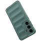 Mobigear Bumpy Samsung Galaxy S25 Hoesje Flexibel TPU Backcover - Grijs