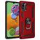 Mobigear Armor Ring Samsung Galaxy A41 Hoesje Hardcase Backcover Shockproof met Ringhouder - Rood