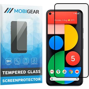Mobigear Premium Google Pixel 5 Glazen Screenprotector - Case Friendly - Zwart