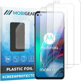 Mobigear Motorola Moto G100 Screenprotector Folie - Case Friendly (3-Pack)