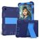Mobigear ShieldStand Samsung Galaxy Tab A7 Lite Hoes Hard Kunststof,Siliconen Backcover + Standaard - Blauw