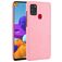 Mobigear Croco Samsung Galaxy A21s Hoesje Backcover - Roze