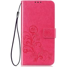 Mobigear Clover Huawei P40 Pro Hoesje Bookcase Portemonnee - Roze