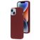 Mobiparts iPhone 14 Siliconen Hoesje Backcover - Plum Red