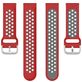 Mobigear Sport Plus Buckle Siliconen Fitbit Versa 2 Bandje Gespsluiting - Rood / Grijs
