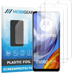 Mobigear Motorola Moto E32s Screenprotector Folie - Case Friendly (3-Pack)