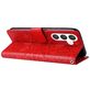 Mobigear Sunflower Samsung Galaxy S24 Plus Hoesje Bookcase Portemonnee - Rood