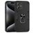 Mobigear Armor Ring Motorola Moto G54 Hoesje Hardcase Backcover Shockproof met Ringhouder - Zwart