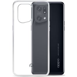 Mobilize Gelly Doorzichtig OPPO Find X5 Pro Hoesje Flexibel TPU Backcover - Transparant