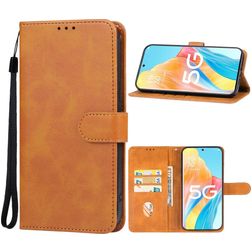 Mobigear Wallet OPPO Reno 8T 5G Hoesje Bookcase Portemonnee - Bruin