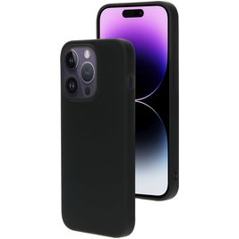 Mobiparts iPhone 14 Pro Siliconen Hoesje Backcover - Zwart