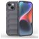 Mobigear Bumpy iPhone 15 Hoesje Flexibel TPU Backcover - Charcoal