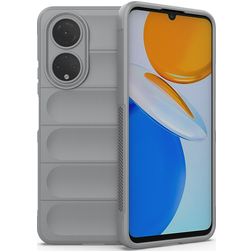 Mobigear Bumpy HONOR X7 Hoesje Flexibel TPU Backcover - Grijs