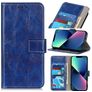 Mobigear Basic iPhone 14 Hoesje Bookcase Portemonnee - Blauw