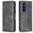 Mobigear Excellent Samsung Galaxy A37 Hoesje Bookcase Portemonnee - Zwart