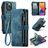 Caseme C30 iPhone 14 Pro Max Hoesje Bookcase Portemonnee - Blauw