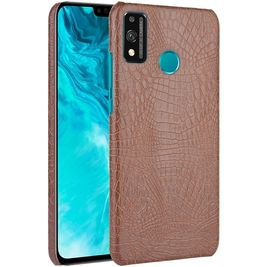 Mobigear Croco HONOR 9X Lite Hoesje Hardcase Backcover - Bruin