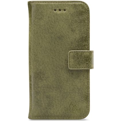 My Style Flex Wallet Samsung Galaxy A33 Hoesje Bookcase Portemonnee - Olive