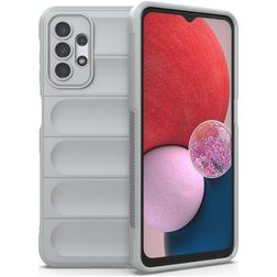 Mobigear Bumpy Samsung Galaxy A13 4G Hoesje Flexibel TPU Backcover - Grijs