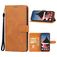 Mobigear Wallet Motorola ThinkPhone Hoesje Bookcase Portemonnee - Cognac