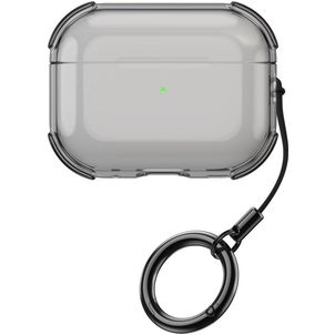 Mobigear Crystal Clip Apple AirPods Pro 3 Hoesje Flexibel TPU - Zwart