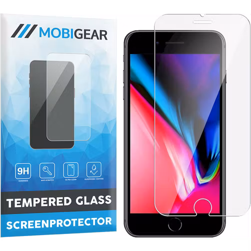 Mobigear iPhone 6 Plus Glazen Screenprotector - Case Friendly