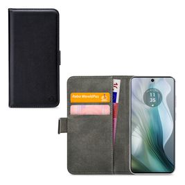 Mobilize Classic Gelly Wallet Motorola Moto E14 Hoesje Bookcase Portemonnee - Zwart