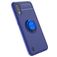 Mobigear Armor Ring Samsung Galaxy A01 Hoesje Flexibel TPU Backcover Shockproof met Ringhouder - Blauw