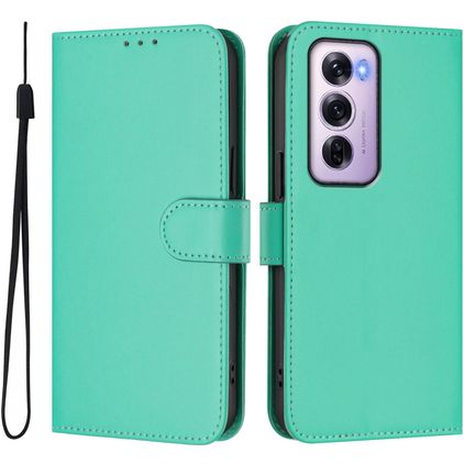 Mobigear Urban Wallet OPPO Reno 12 Pro Hoesje Bookcase Portemonnee - Groen