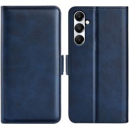 Mobigear Slim Magnet Samsung Galaxy A05 Hoesje Bookcase Portemonnee - Donkerblauw