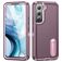 Mobigear Rugged Stand Samsung Galaxy S23 Hoesje Hardcase Backcover Shockproof met Standaard - Paars