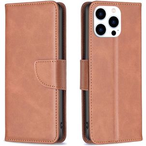Mobigear Excellent iPhone 16 Pro Hoesje Bookcase Portemonnee - Bruin