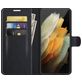 Mobigear Classic Samsung Galaxy S22 Ultra Hoesje Bookcase Portemonnee - Zwart