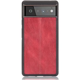 Mobigear Stitch Google Pixel 6 Pro Hoesje Backcover - Rood