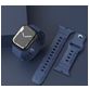 Mobigear Sport Armor Siliconen Apple Watch Bandje Druksluiting - 42/41/40/38 mm - Blauw