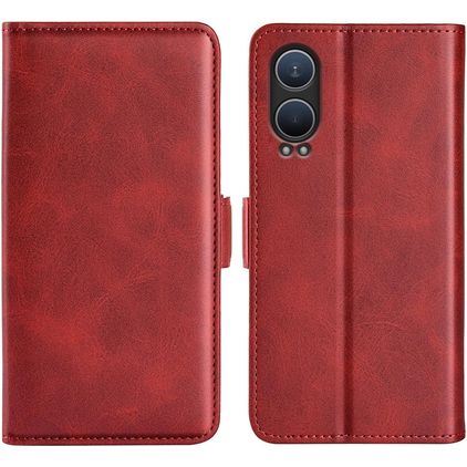 Mobigear Slim Magnet OnePlus Nord CE 4 Lite Hoesje Bookcase Portemonnee - Rood