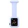 Mobigear Clip Case Verpleegkundige Apple Watch Bandje Speld - 46/45/44 mm - Lila