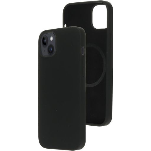 Mobiparts iPhone 14 Plus Siliconen MagSafe Hoesje Backcover - Zwart