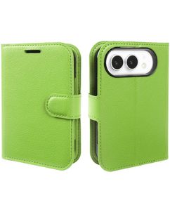 Mobigear Classic iPhone Duo Hoesje Bookcase Portemonnee - Groen