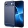 Mobigear Brushed Slim iPhone Air Hoesje Flexibel TPU Backcover - Blauw