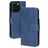 Mobiparts Classic Wallet MagSafe iPhone 16 Pro MagSafe Hoesje Bookcase Portemonnee - Steel Blue