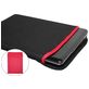 Mobigear Two Way Neopreen Laptop Sleeve 13 inch Laptop hoes - Zwart / Rood