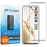 Mobigear Premium HONOR 200 Glazen Screenprotector - Case Friendly - Zwart (2-Pack)