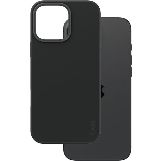 CARE by PanzerGlass Fashionable iPhone 16 Pro Max Siliconen MagSafe Hoesje Backcover - Zwart