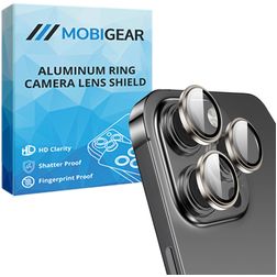Mobigear Single iPhone 14 Pro Max Glazen Camera Lens Protector - Case Friendly - Goud