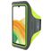Mobiparts Comfort Fit Telefoonhouder Hardlopen Samsung Galaxy A33 Sport Hoesje Neopreen Sportarmband - Neon Green