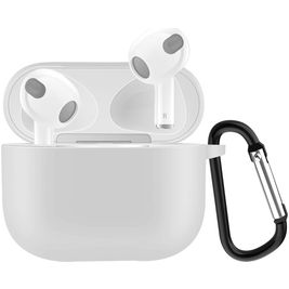 Mobigear Classic Apple AirPods 3 Hoesje Flexibel Siliconen - Wit Mobigear Classic Apple AirPods 3 Hoesje Flexibel Siliconen - Wit
